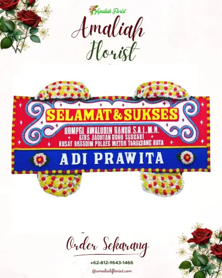 Papan Bunga Ucapan Selamat Semaki